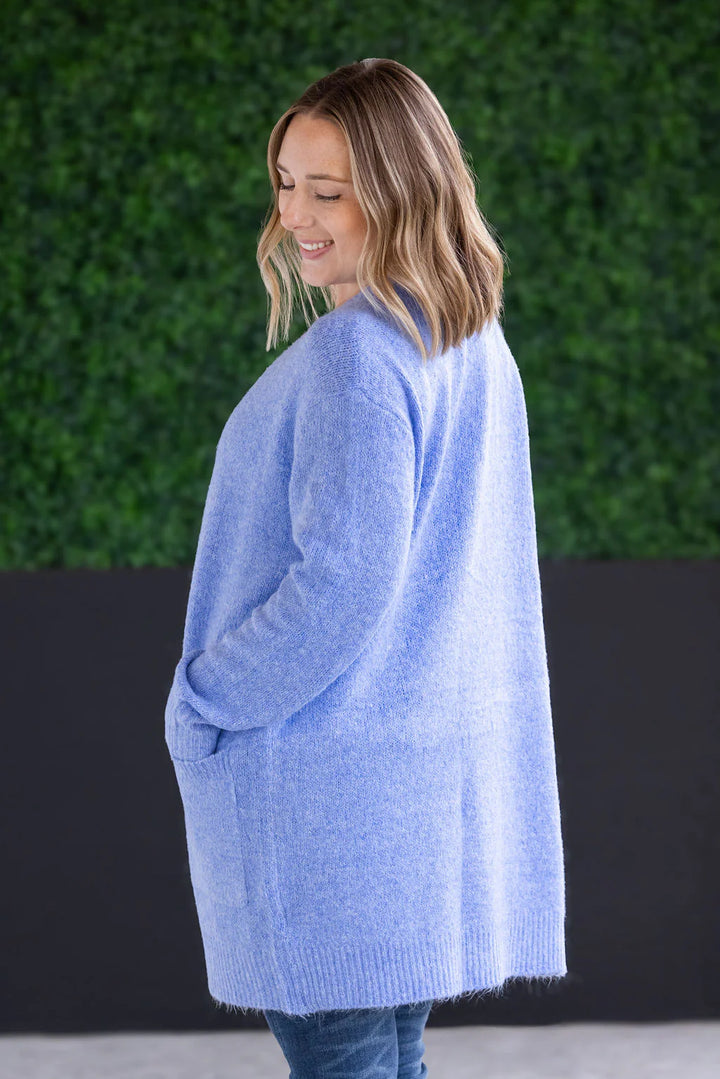 Michelle Mae | Madison Cozy Cardigan | Blue