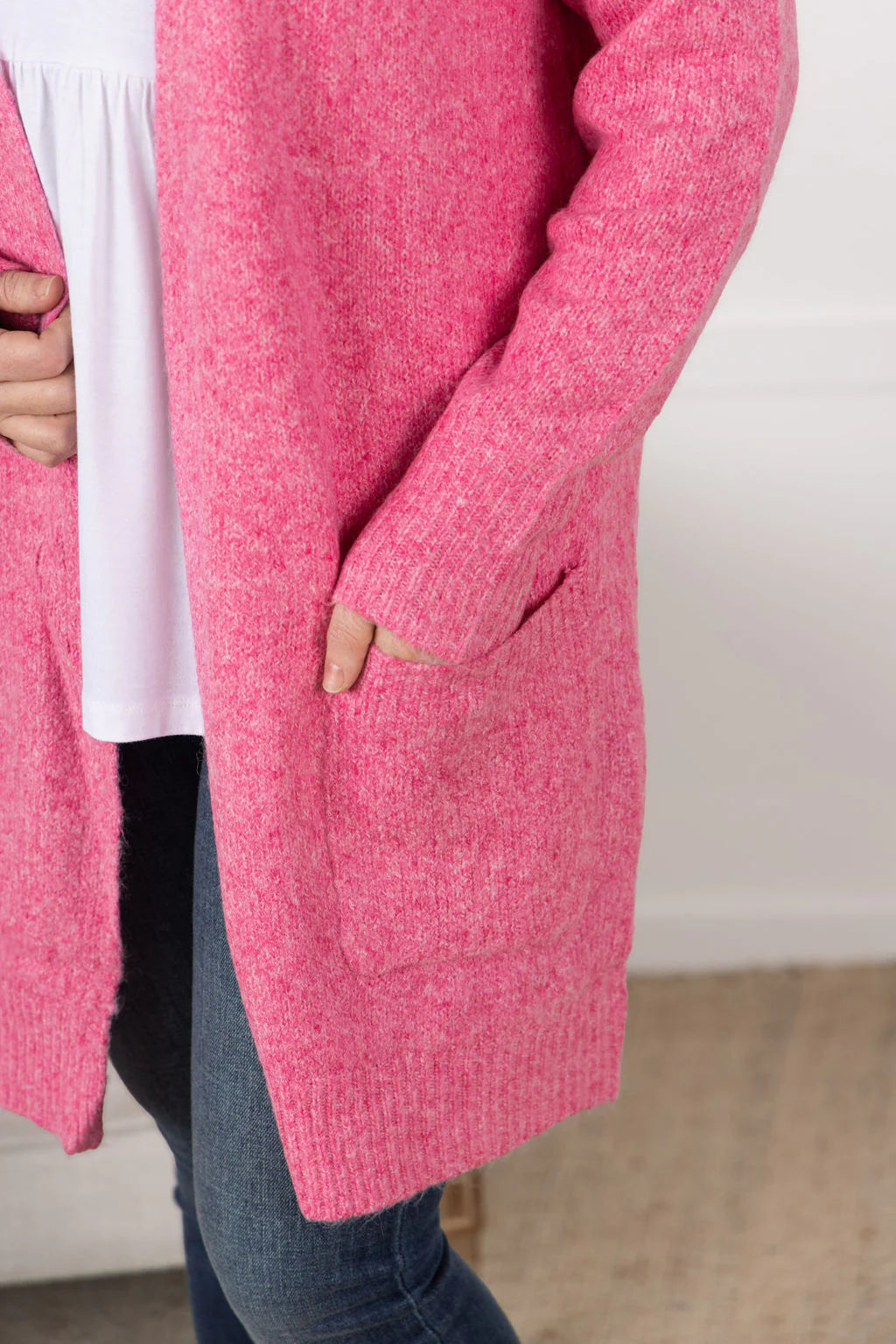 Madison Cozy Cardigan | Pink