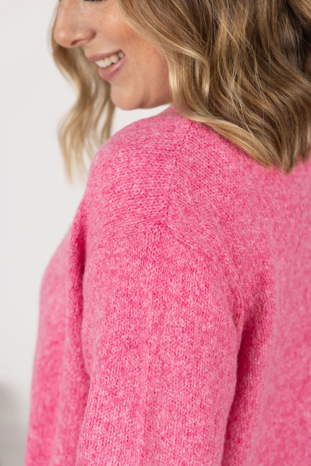 Michelle Mae | Madison Cozy Cardigan | Pink