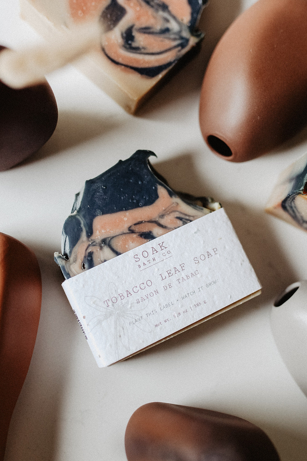 SOAK Bath Co | Tobacco Leaf Soap Bar