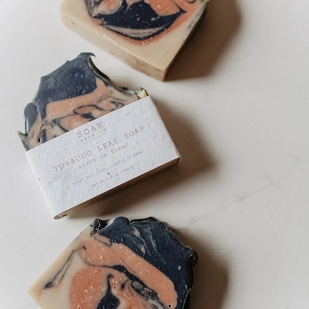 SOAK Bath Co | Tobacco Leaf Soap Bar