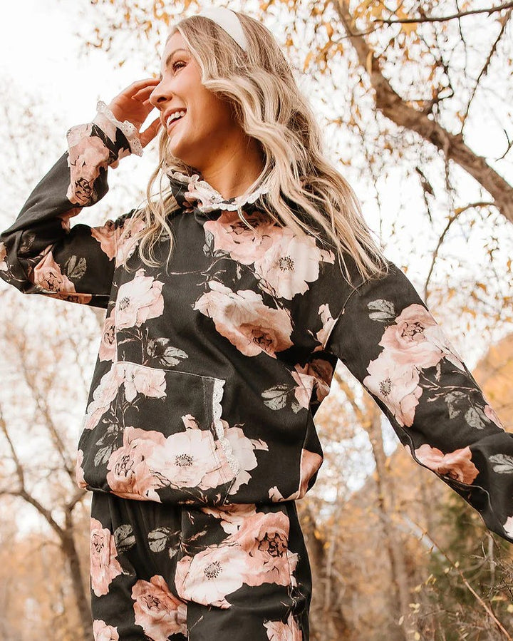 Ampersand Ave | University Hoodie | Blush & Blooms