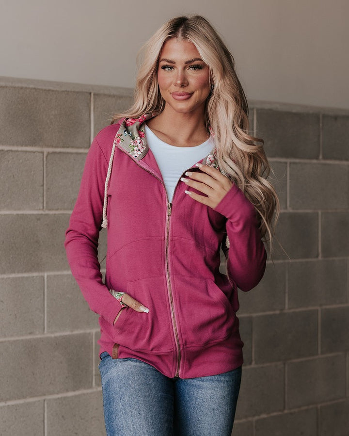 Ampersand Ave | FullZip Sweatshirt | Glow Girl