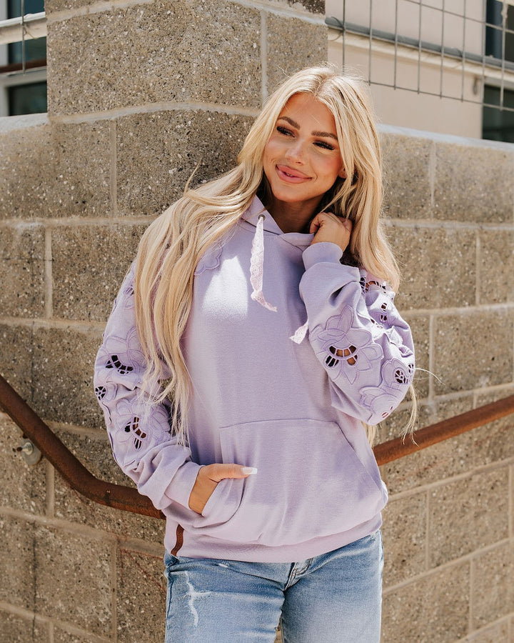 Ampersand Ave | University Hoodie | Love Story | Lilac