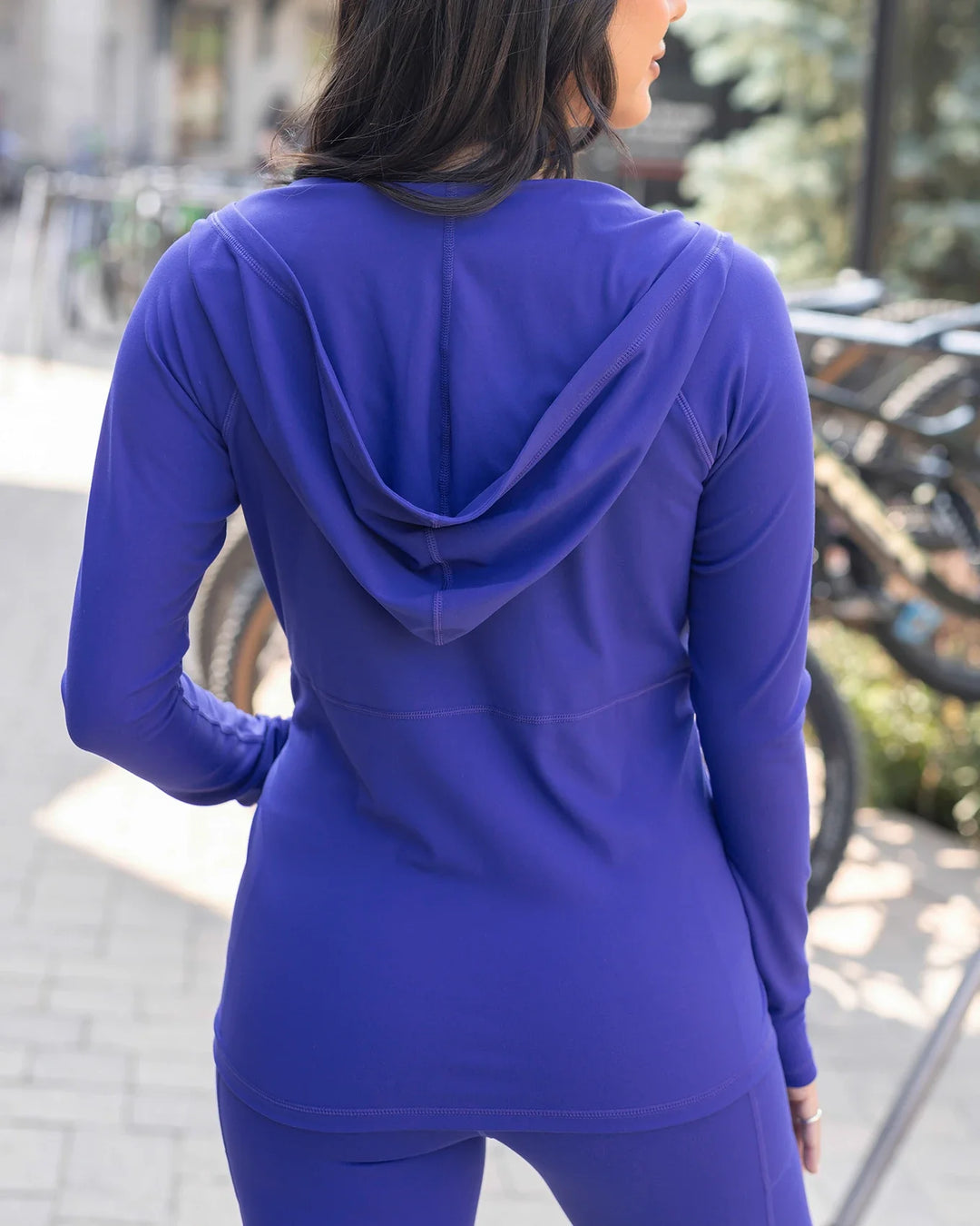 Grace and Lace | Best Athletic Zip Up Jacket | Blue Violet