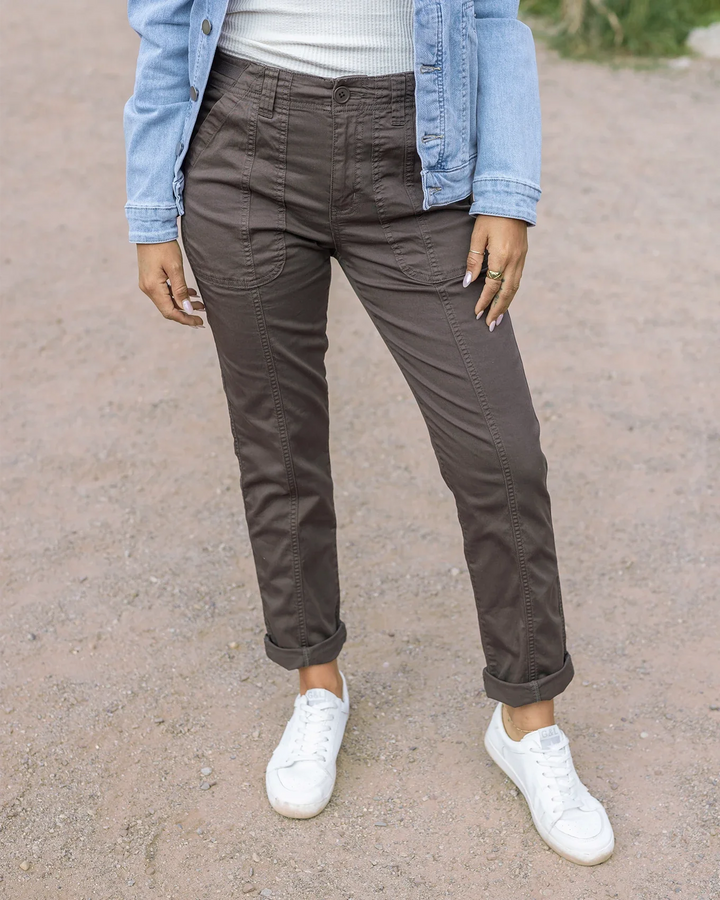 Grace and Lace | Camper Cargo Pants | Tarmac