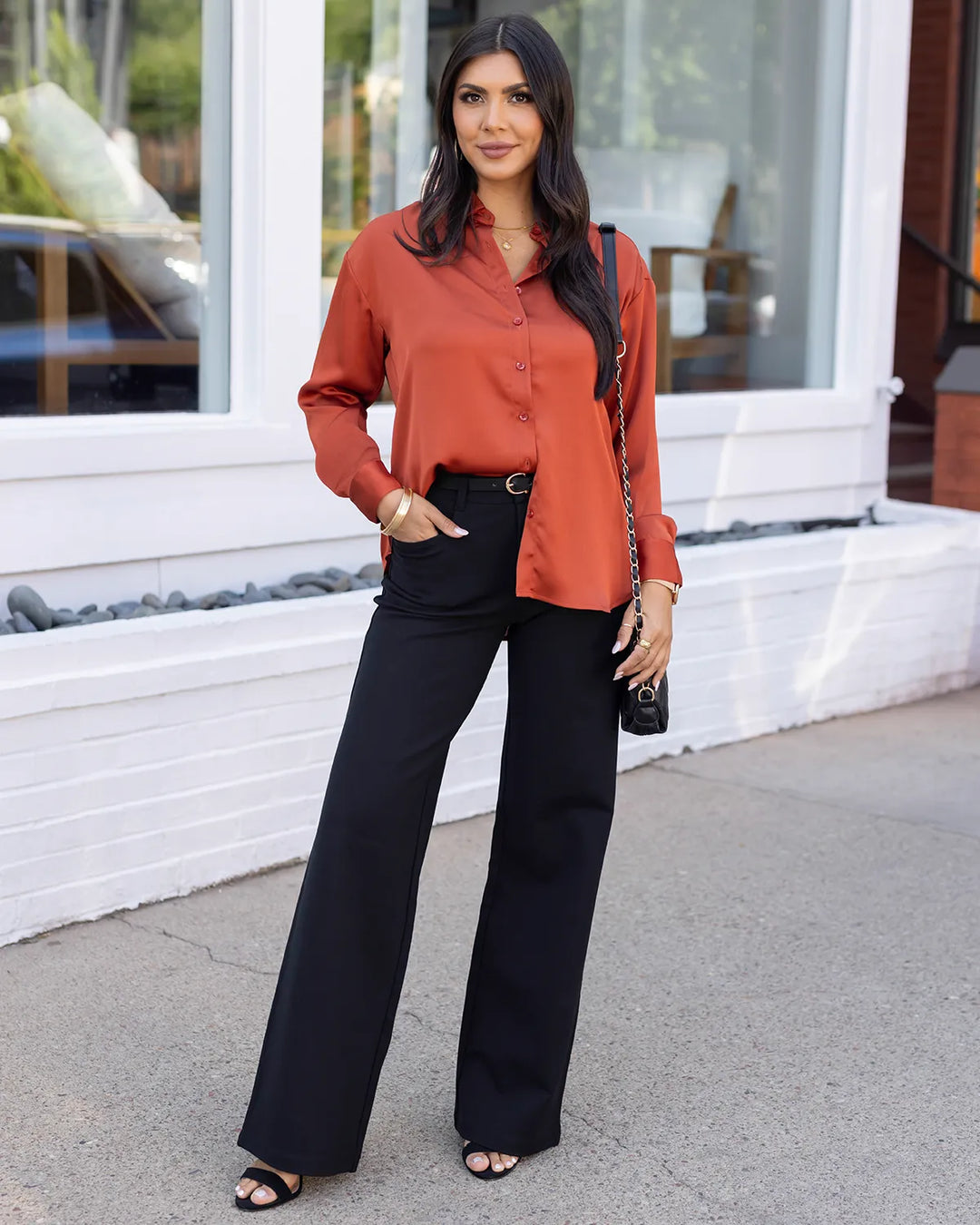 Grace and Lace | Fab-Fit Work Pant Wide Leg