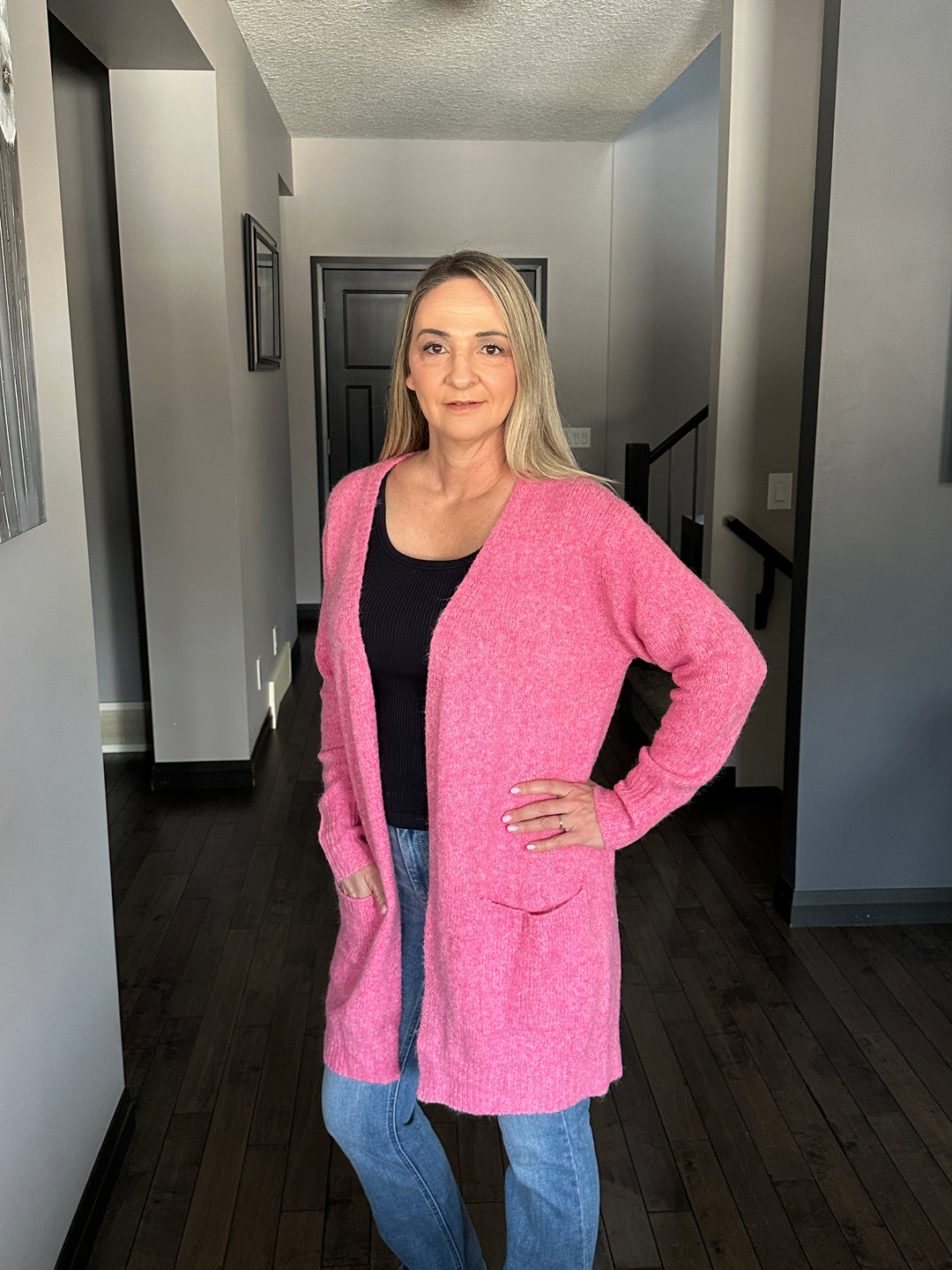 Michelle Mae | Madison Cozy Cardigan | Pink