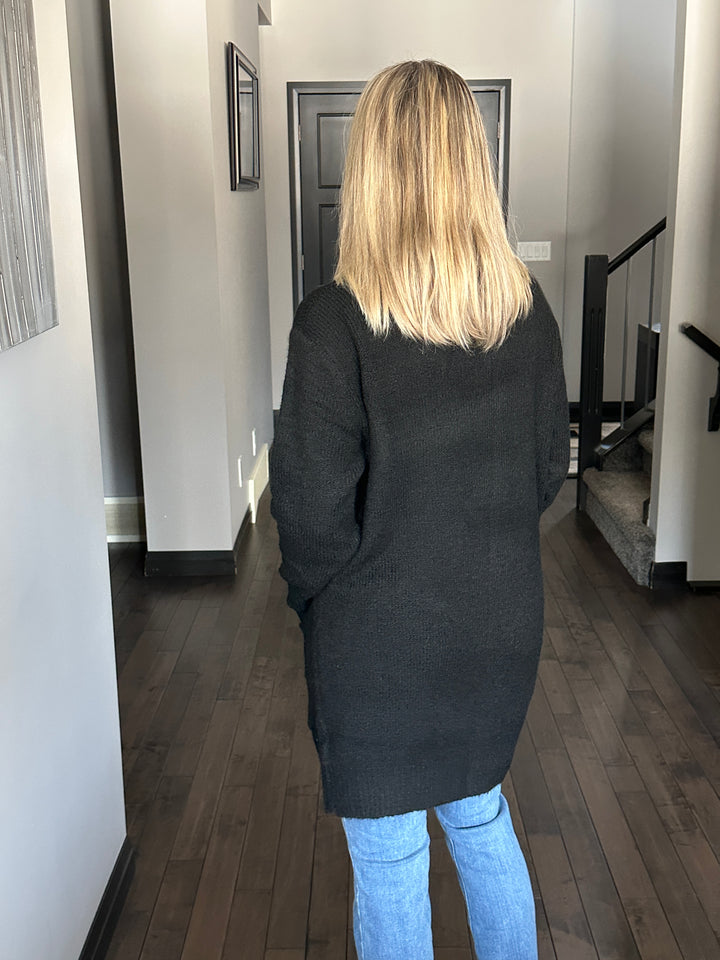 Michelle Mae | Madison Cozy Cardigan | Black