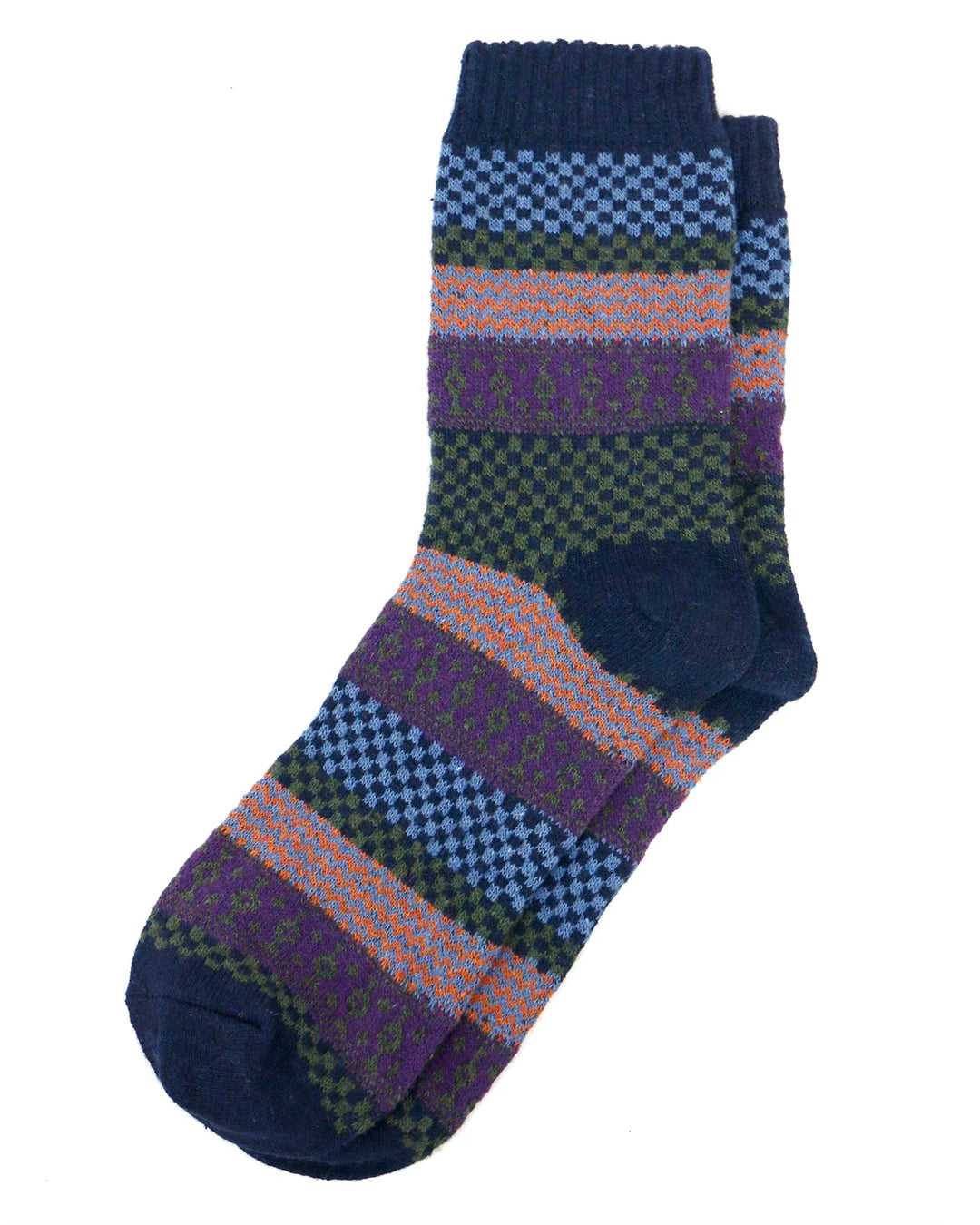 Grace and Lace | Knit Cozy Crew Socks | Navy