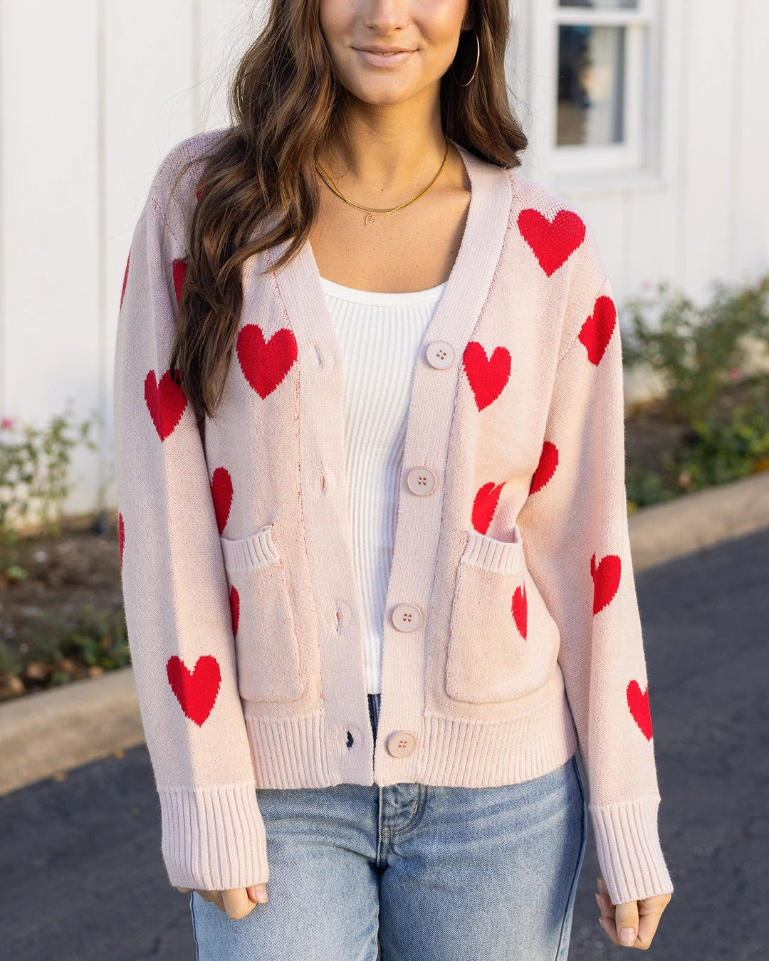 Grace and Lace | Knit Heart Cardigan