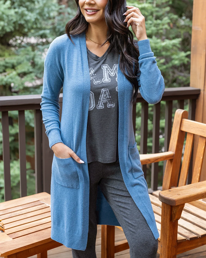 Grace and Lace | Micro Bambü Cardigan | Dusk Blue