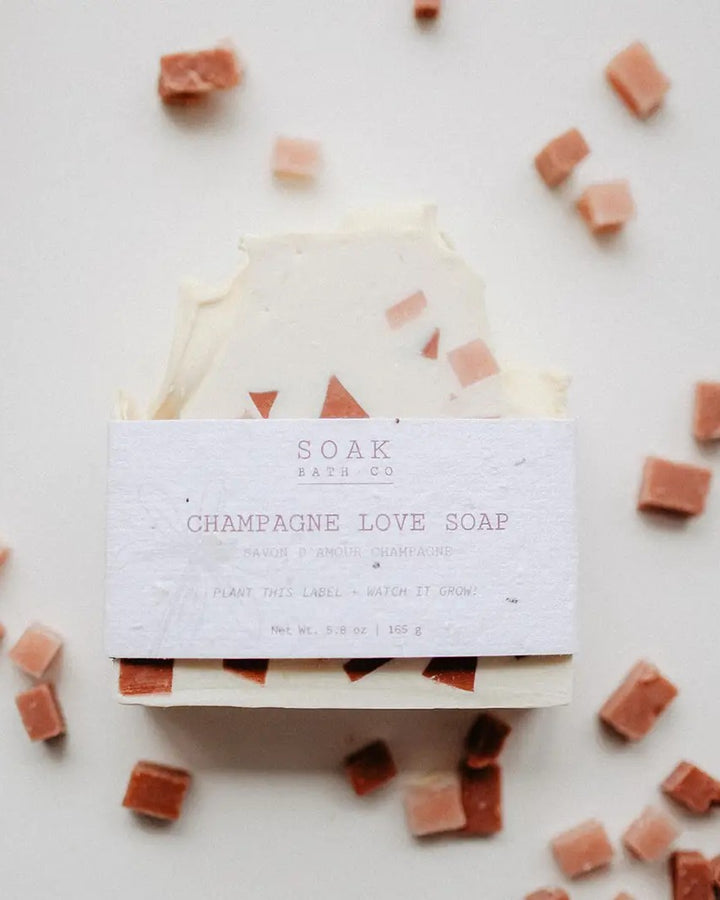 SOAK Bath Co | Champagne Love Soap Bar