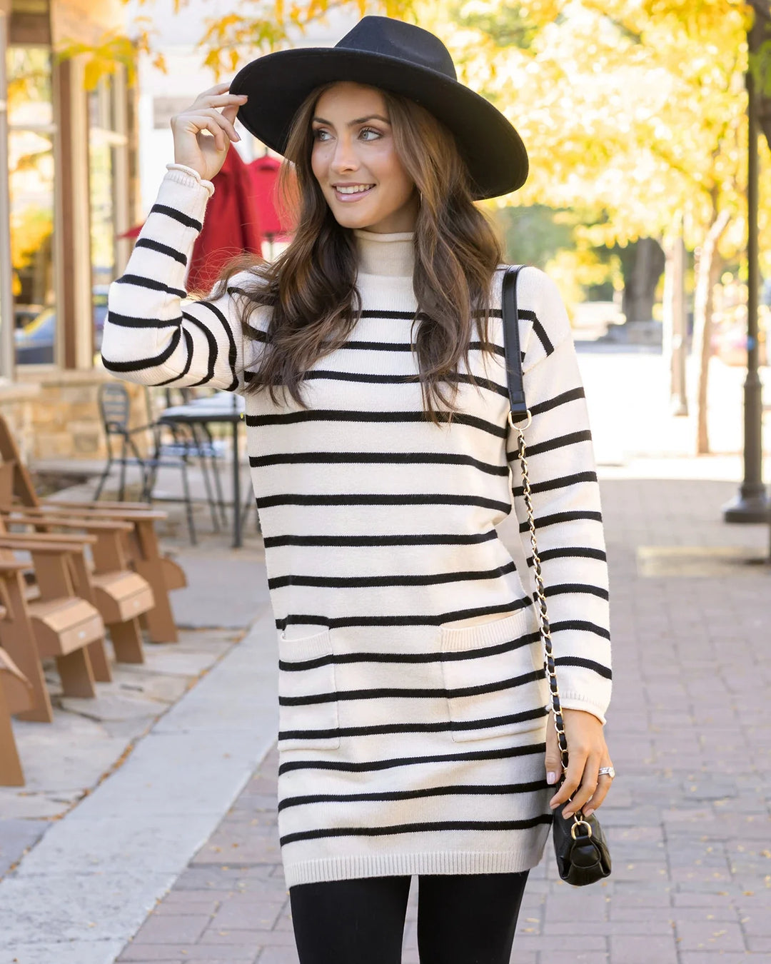 Grace and Lace | Striped Sweater Dress