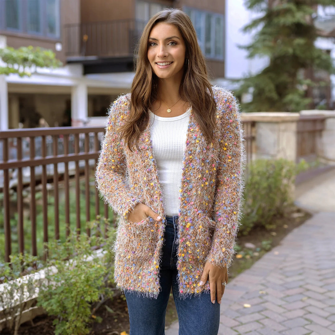 Grace and Lace | Wubby Cardi | Caramel Confetti