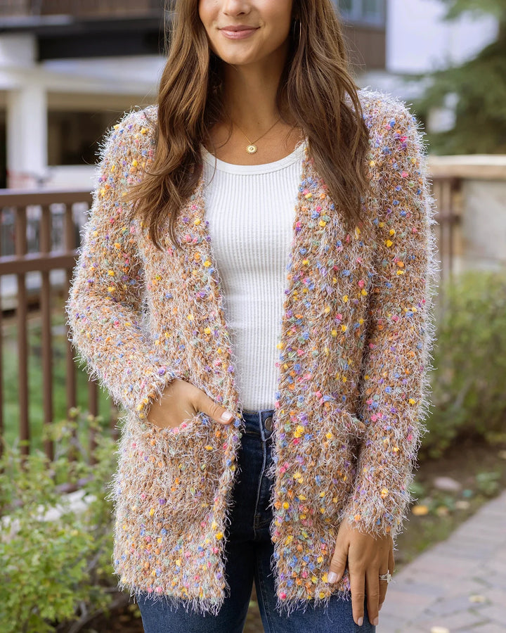 Grace and Lace | Wubby Cardi | Caramel Confetti