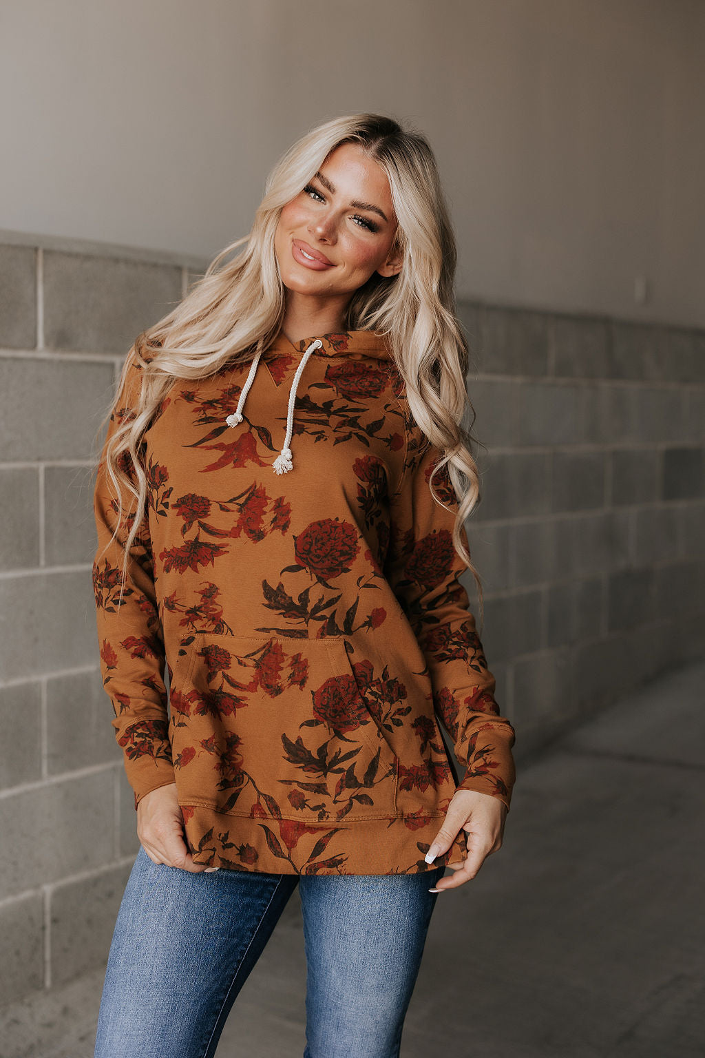 Ampersand Ave | Sideslit Hoodie | Garden Glamour