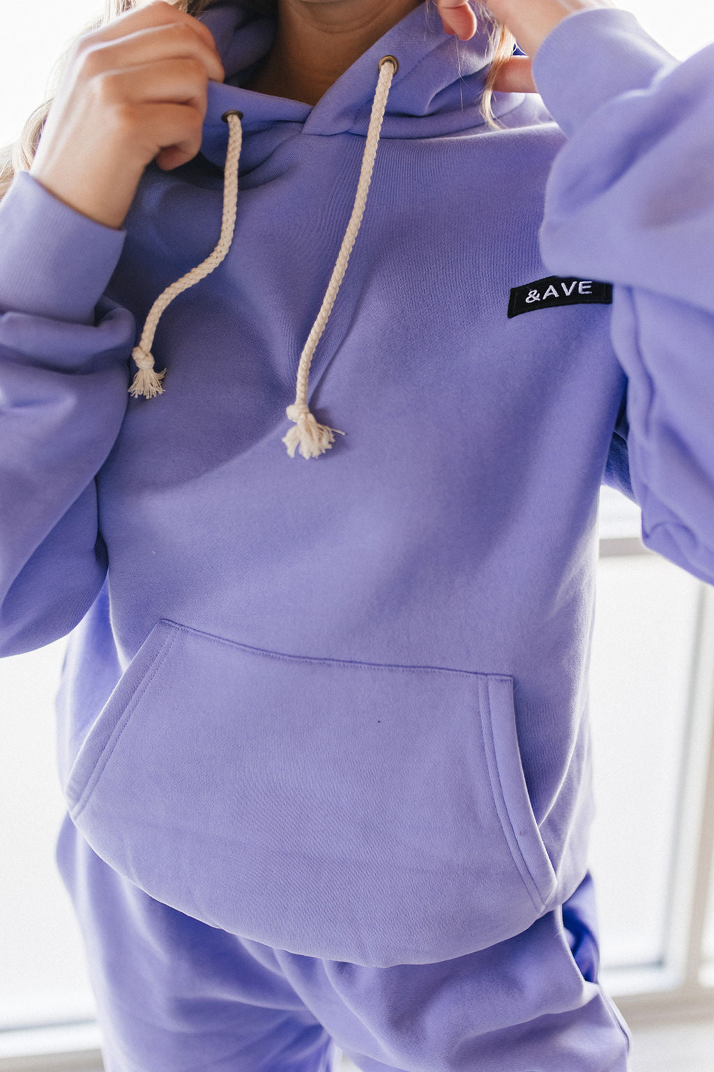 Ampersand Ave | Comfort Zone Hoodie | Lilac