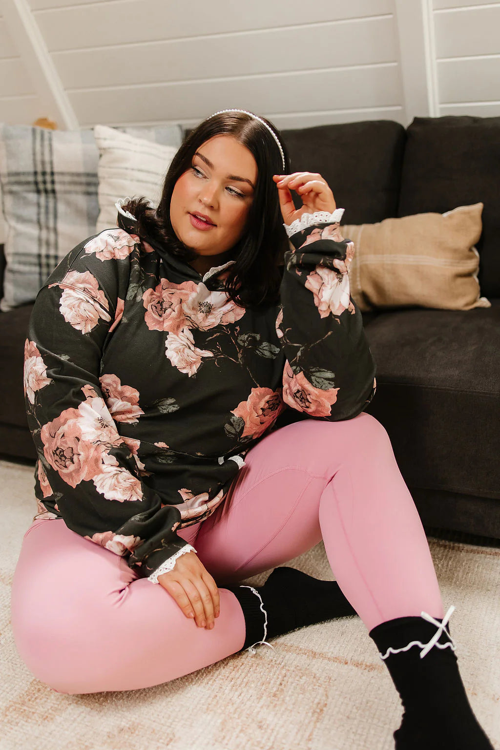 Ampersand Ave | University Hoodie | Blush & Blooms