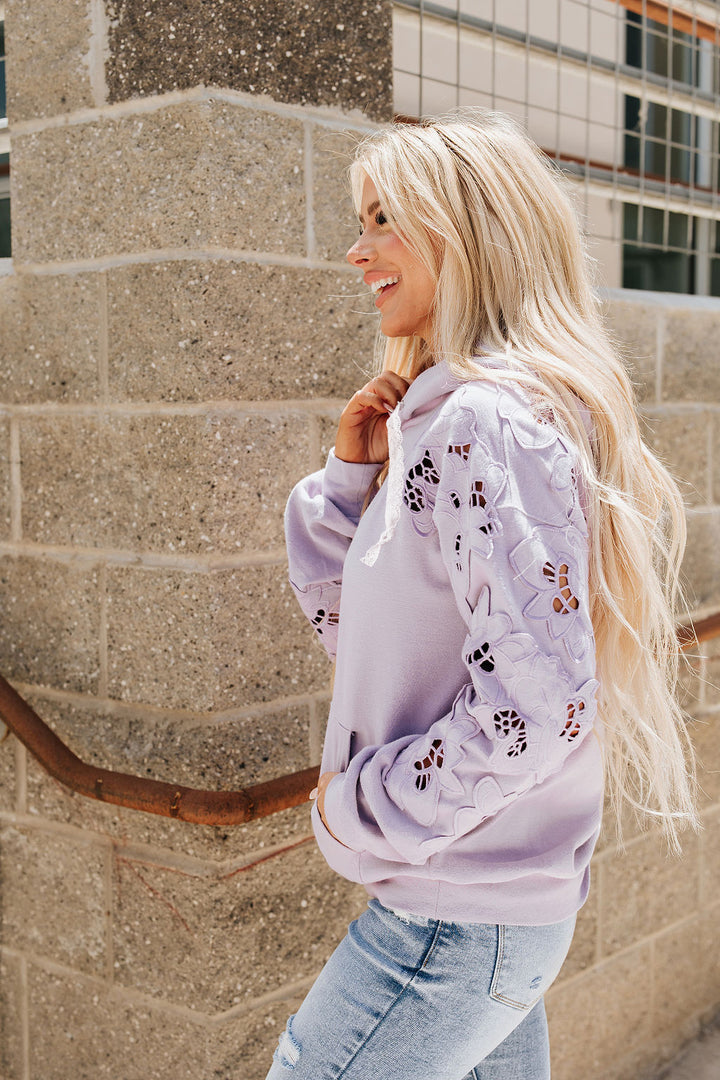 Ampersand Ave | University Hoodie | Love Story | Lilac