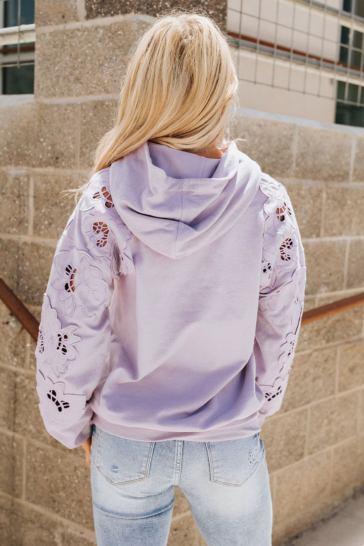 Ampersand Ave | University Hoodie | Love Story | Lilac