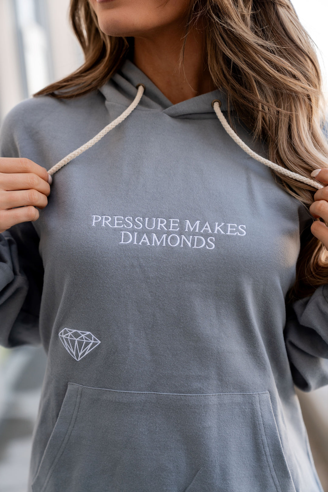 Ampersand Ave | University Hoodie | Pressure Makes Diamonds