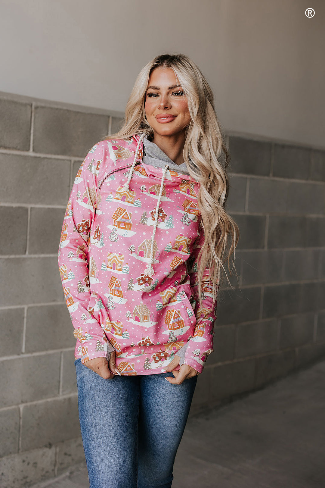 Ampersand Ave | DoubleHood Sweatshirt | Sugar & Spice