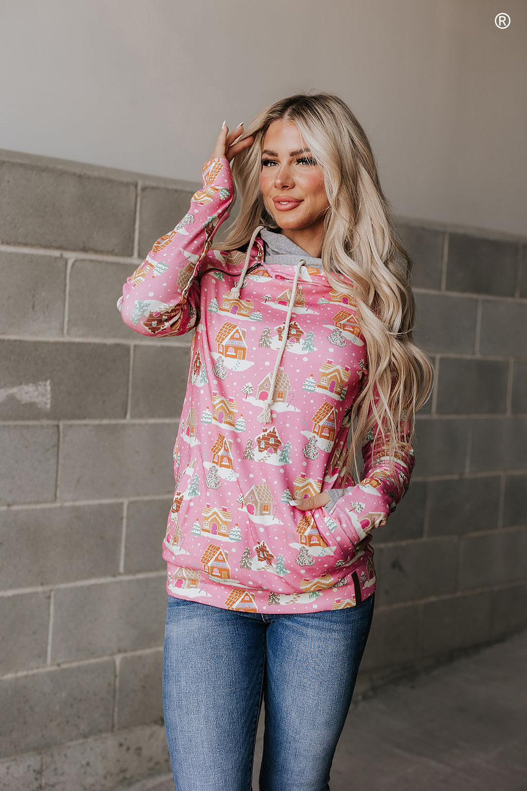 Ampersand Ave | DoubleHood Sweatshirt | Sugar & Spice