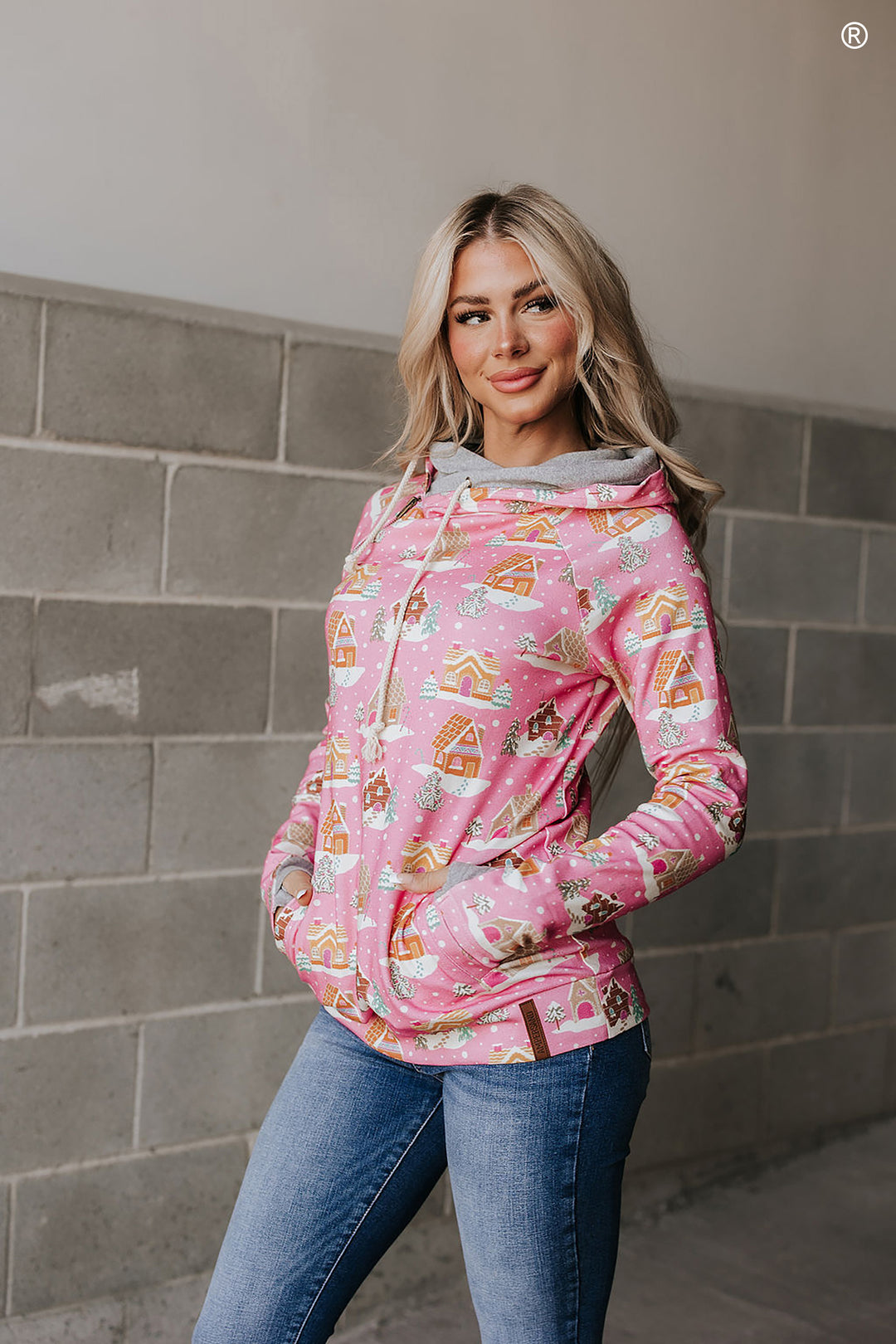 Ampersand Ave | DoubleHood Sweatshirt | Sugar & Spice