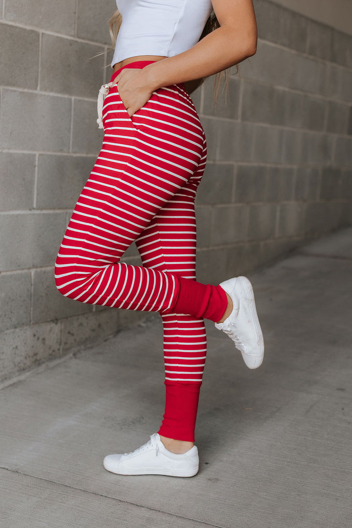 Ampersand Ave | New & Improved Joggers | Peppermint Stripe